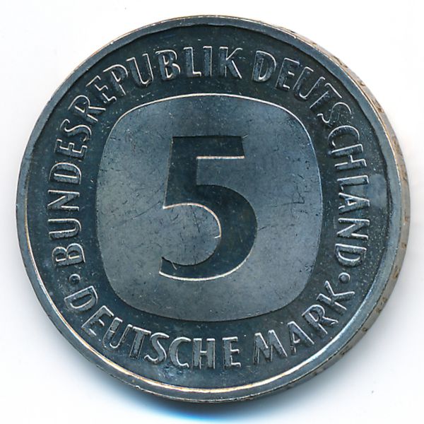 ФРГ, 5 марок (1990 г.)