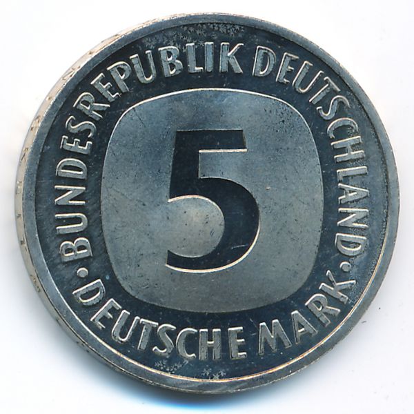 ФРГ, 5 марок (1992 г.)