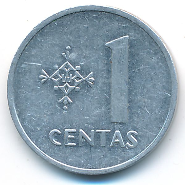 Литва, 1 цент (1991 г.)