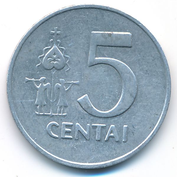 Литва, 5 центов (1991 г.)