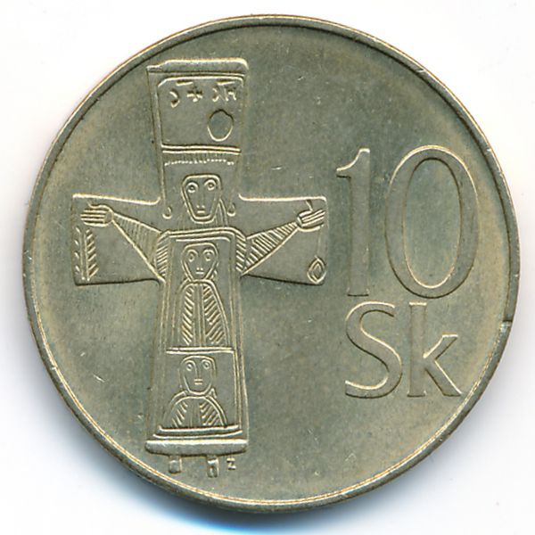 Словакия, 10 крон (1993 г.)