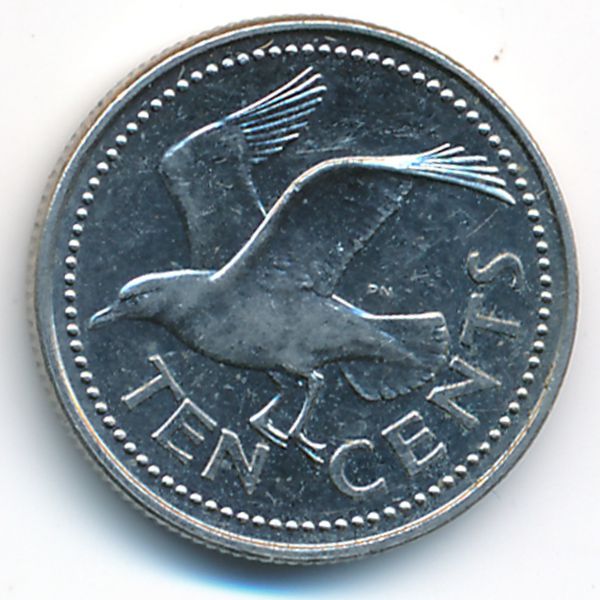 Барбадос, 10 центов (1992 г.)