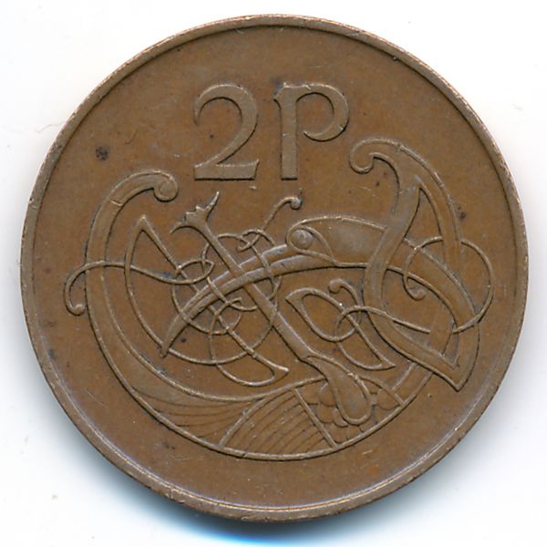 Ирландия, 2 пенса (1971 г.)