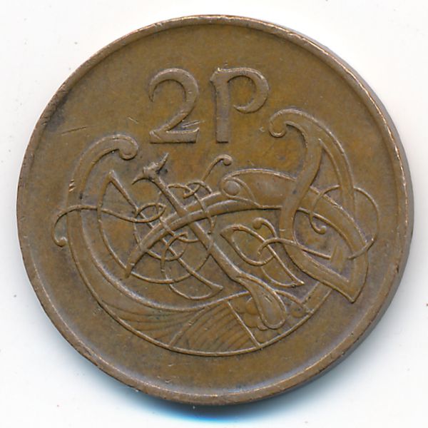 Ирландия, 2 пенса (1988 г.)