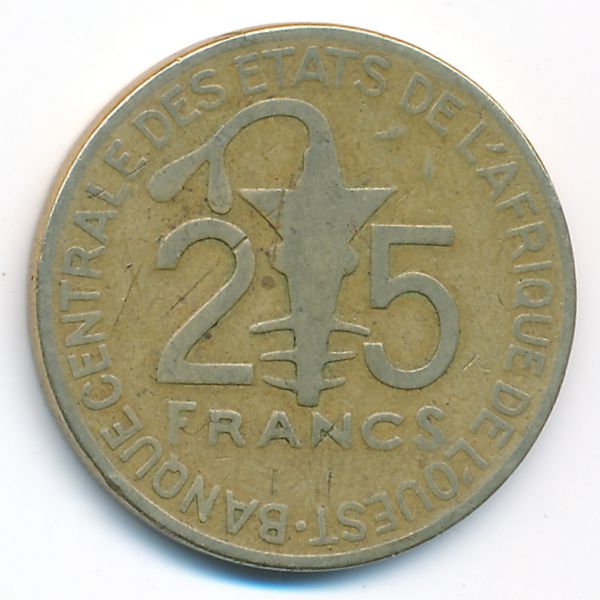 Западная Африка, 25 франков