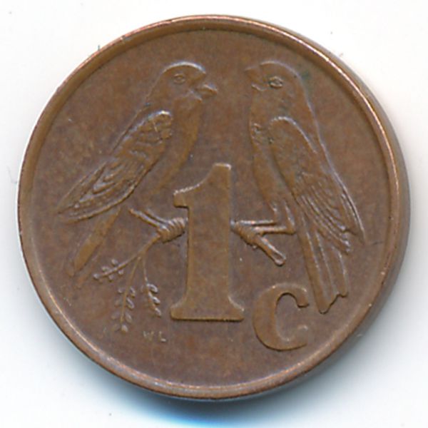 ЮАР, 1 цент (2001 г.)
