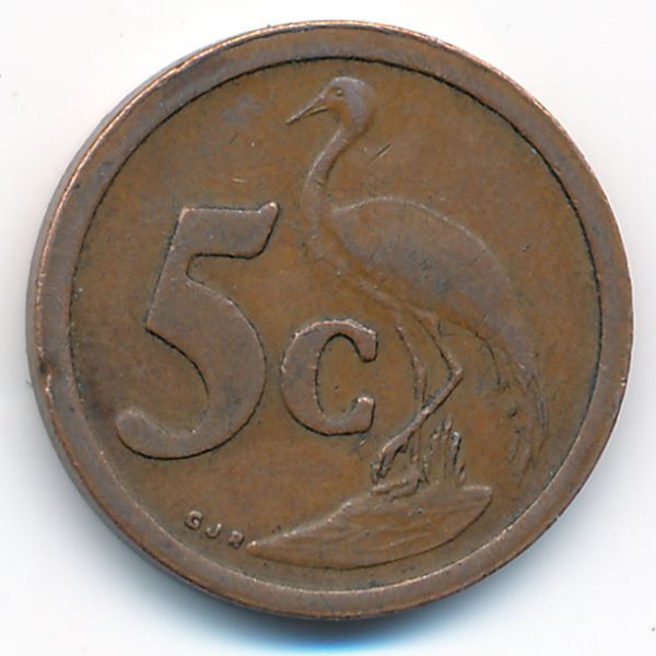 ЮАР, 5 центов (1990 г.)
