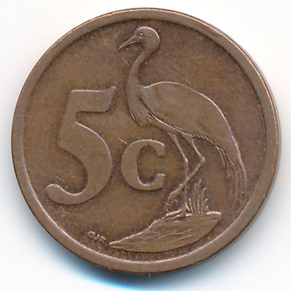 ЮАР, 5 центов (2008 г.)