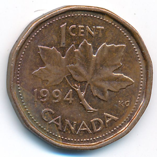 Канада, 1 цент (1994 г.)