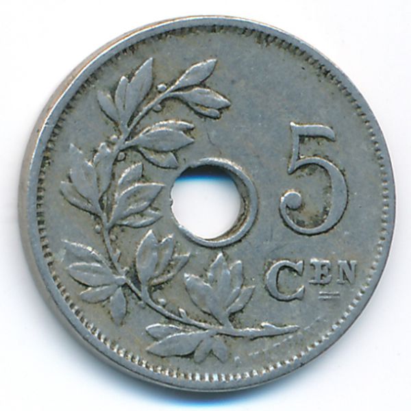 Бельгия, 5 сентим (1914 г.)
