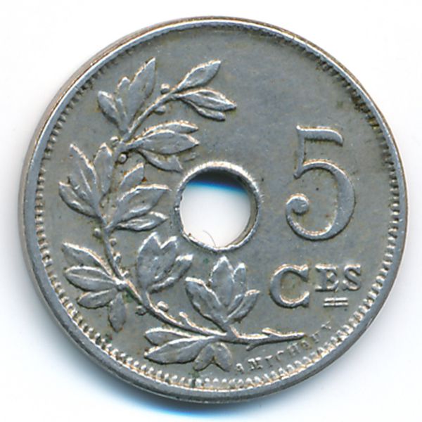 Бельгия, 5 сентим (1920 г.)