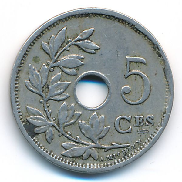 Бельгия, 5 сентим (1920 г.)