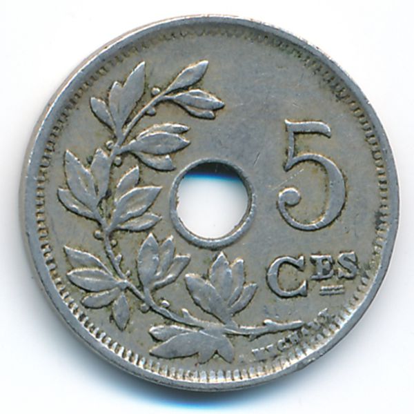 Бельгия, 5 сентим (1923 г.)