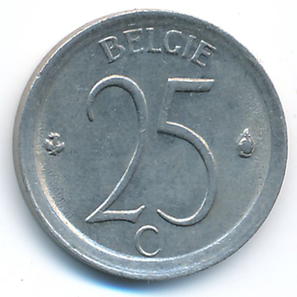 Бельгия, 25 сентим (1970 г.)