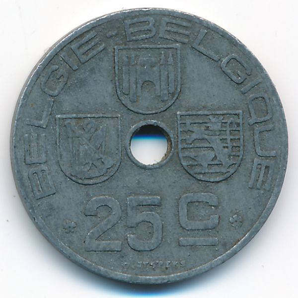 Бельгия, 25 сентим (1945 г.)