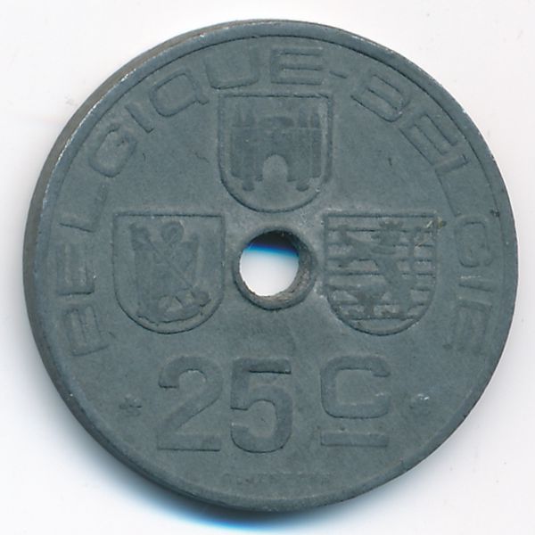 Бельгия, 25 сентим (1946 г.)