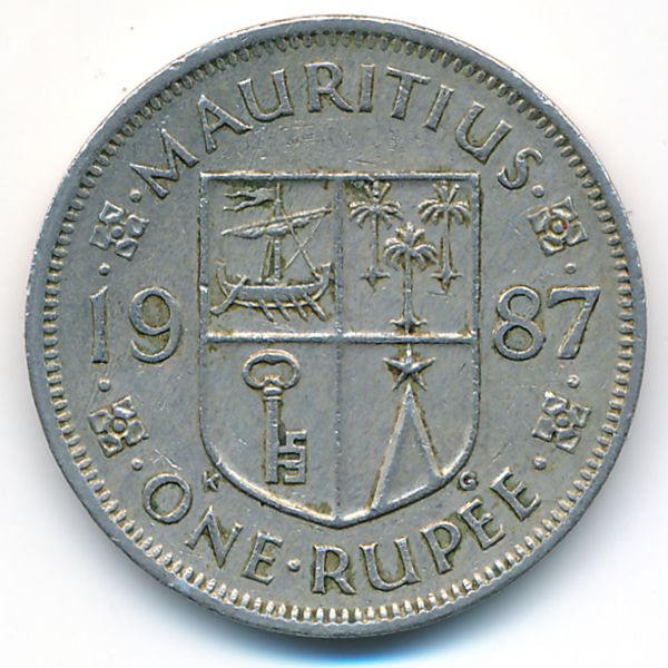 Маврикий, 1 рупия (1987 г.)