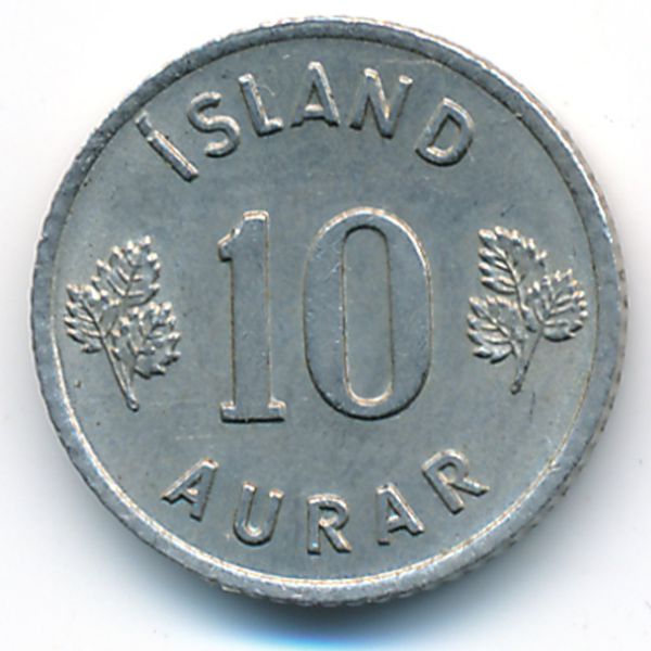 Исландия, 10 эйре (1966 г.)