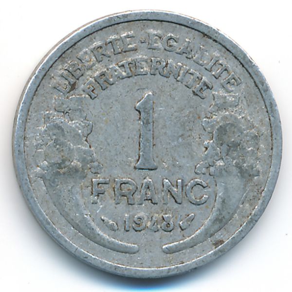 Франция, 1 франк (1948 г.)