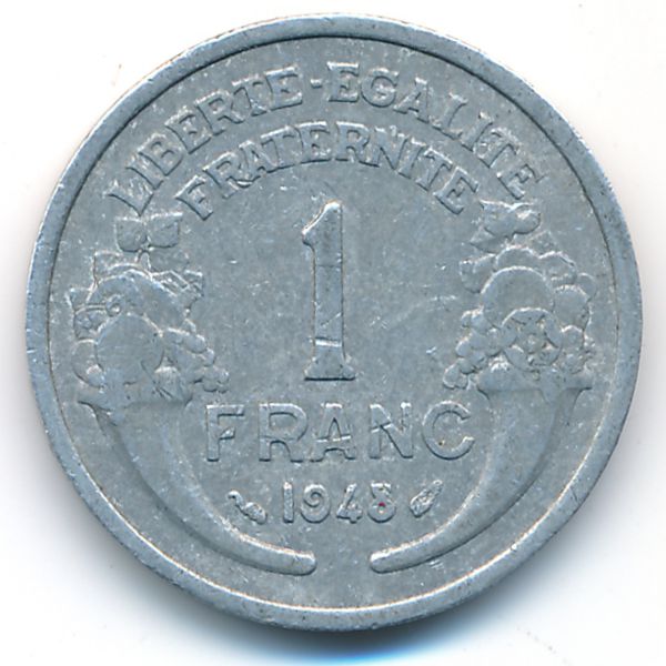 Франция, 1 франк (1948 г.)