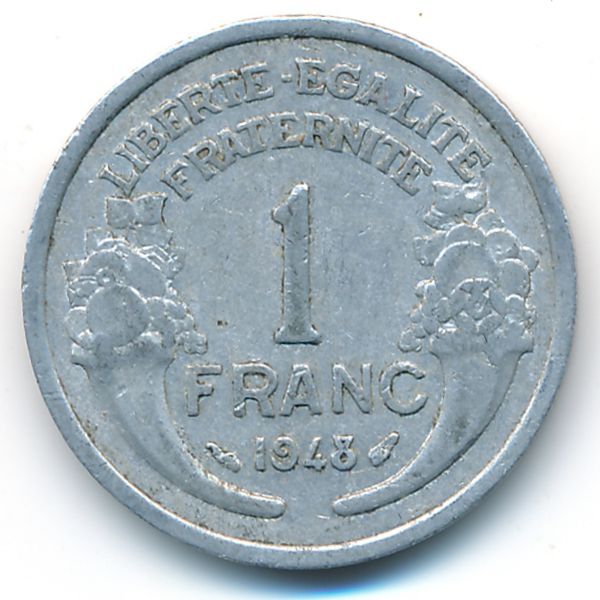 Франция, 1 франк (1948 г.)