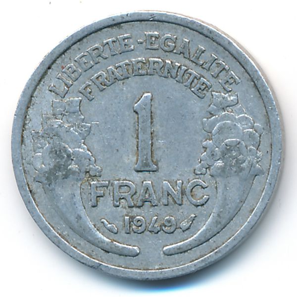 Франция, 1 франк (1949 г.)