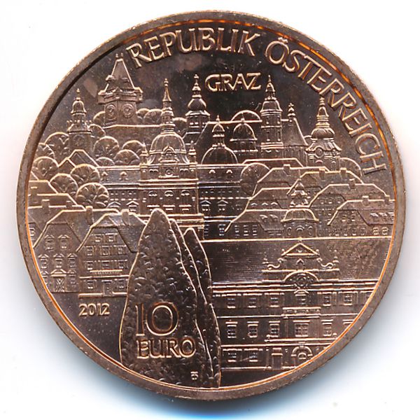 Австрия, 10 евро (2012 г.)