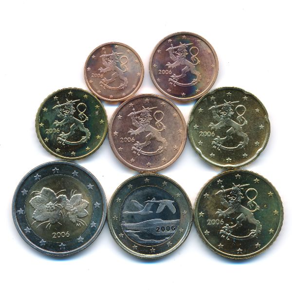 Финляндия, Набор монет (2006 г.)