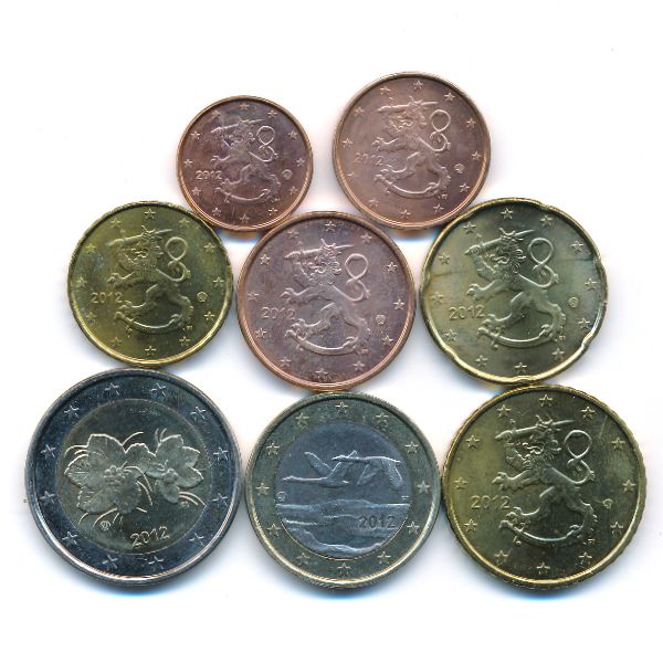 Финляндия, Набор монет (2012 г.)