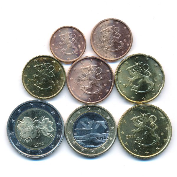 Финляндия, Набор монет (2014 г.)