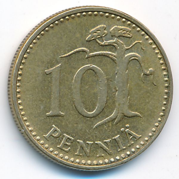 Финляндия, 10 пенни (1963 г.)