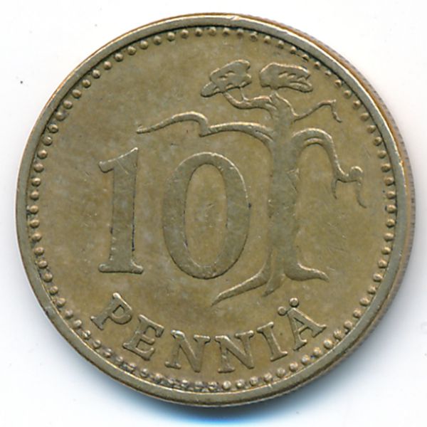 Финляндия, 10 пенни (1971 г.)