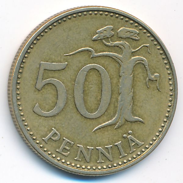 Финляндия, 50 пенни (1972 г.)