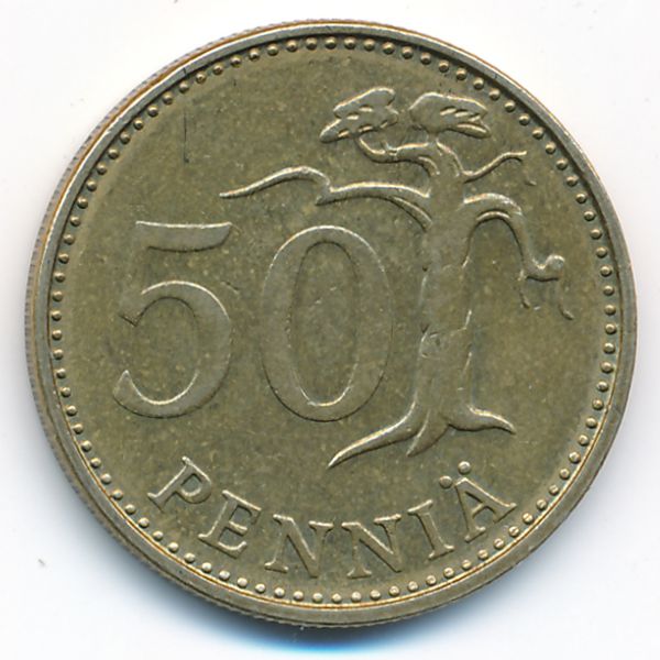 Финляндия, 50 пенни (1972 г.)