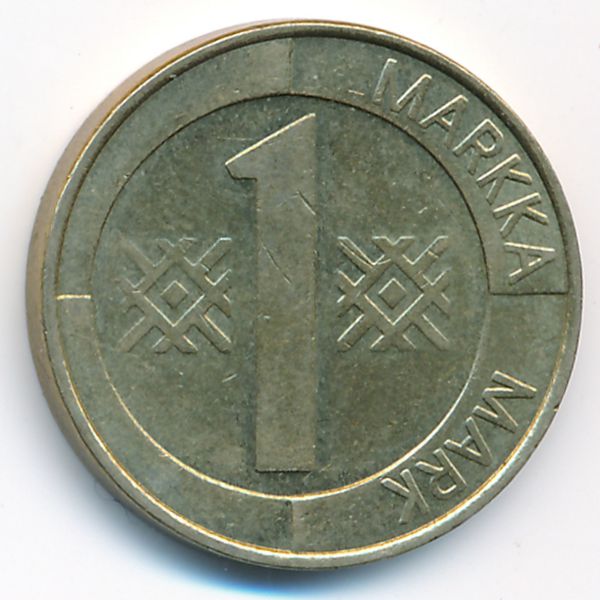 Финляндия, 1 марка (1993 г.)