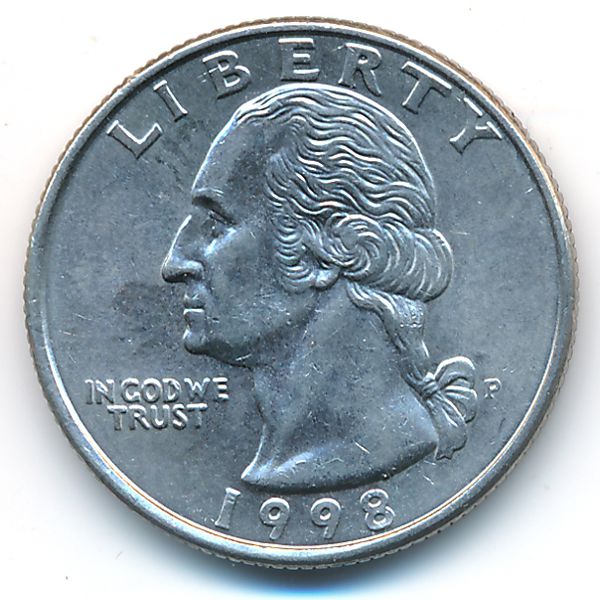 США, 1/4 доллара (1998 г.)