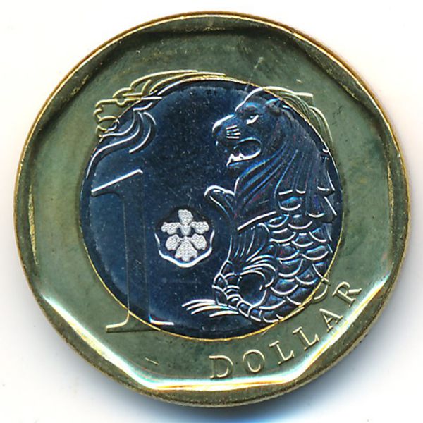 Сингапур, 1 доллар (2013 г.)