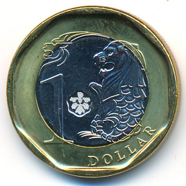 Сингапур, 1 доллар (2013 г.)