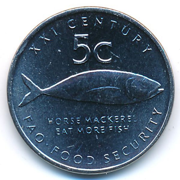 Намибия, 5 центов (2000 г.)