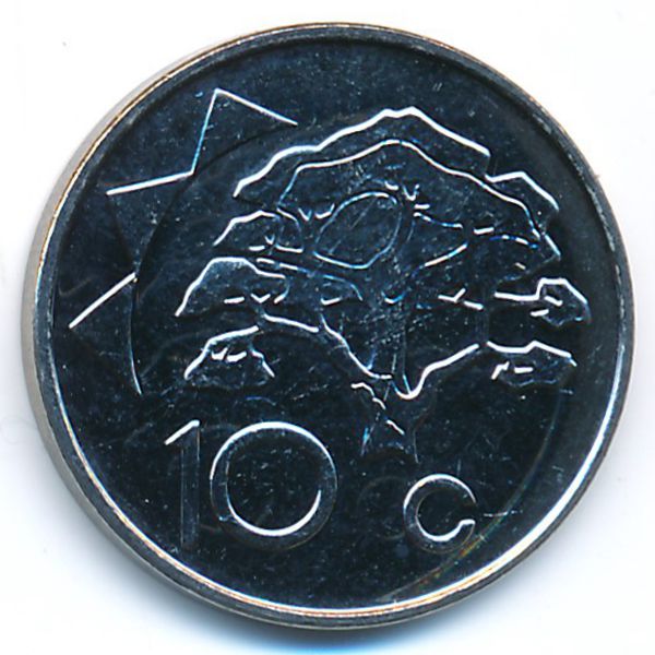Намибия, 10 центов (2022 г.)