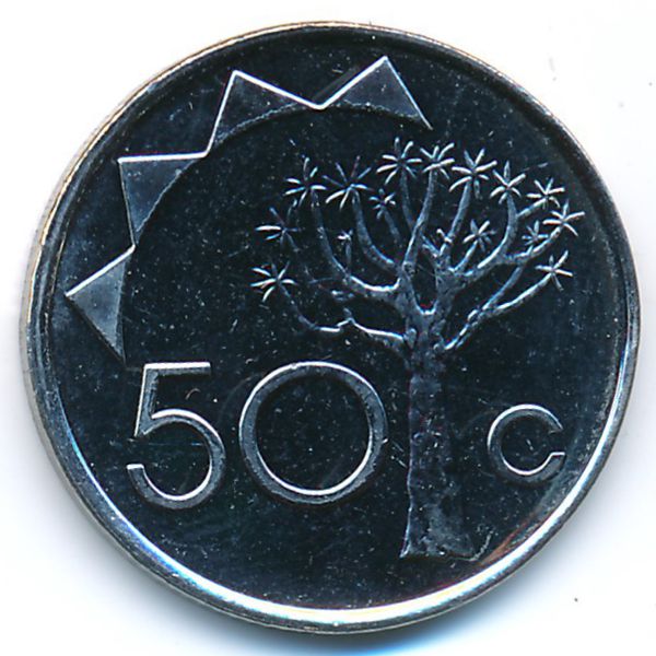 Намибия, 50 центов (2010 г.)