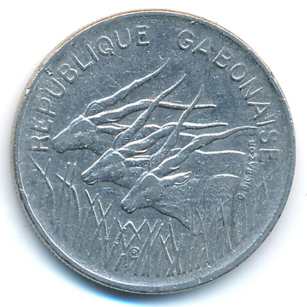 Габон, 100 франков (1977 г.)