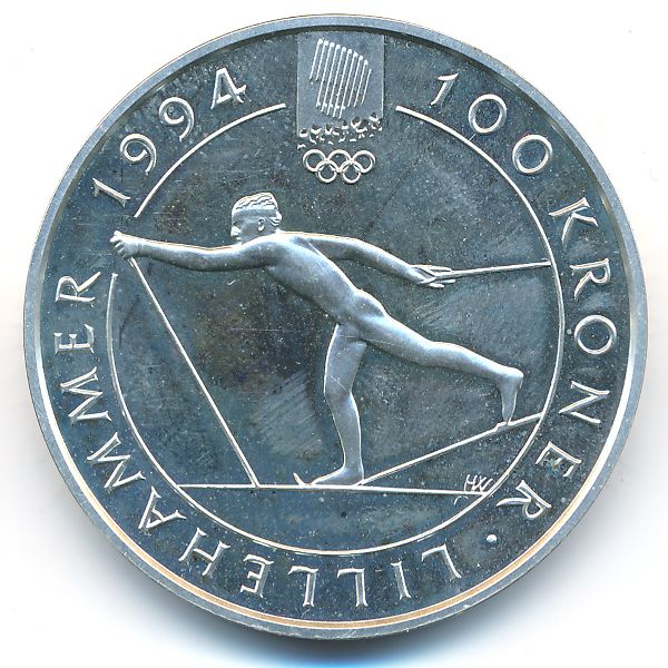 Норвегия, 100 крон (1991 г.)