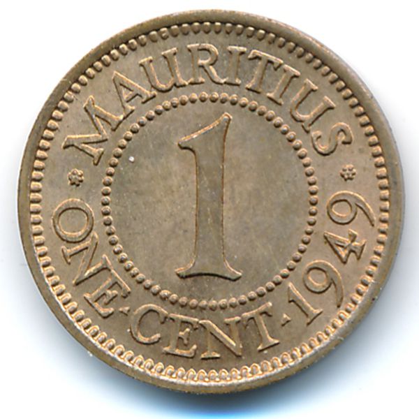 Маврикий, 1 цент (1949 г.)