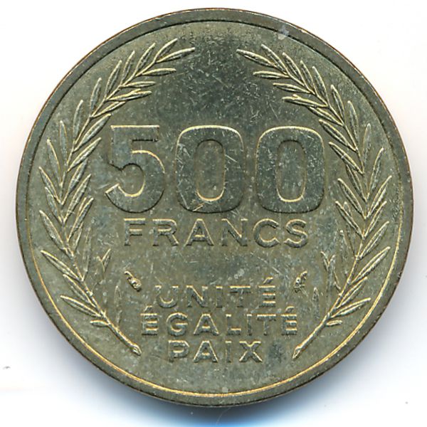 Джибути, 500 франков (1991 г.)