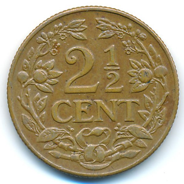 Кюрасао, 2 1/2 цента (1944 г.)