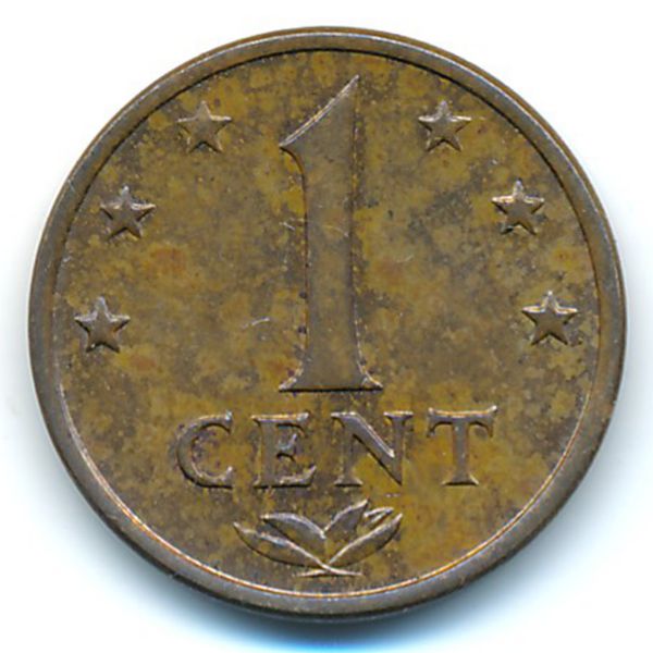 Антильские острова, 1 цент (1977 г.)