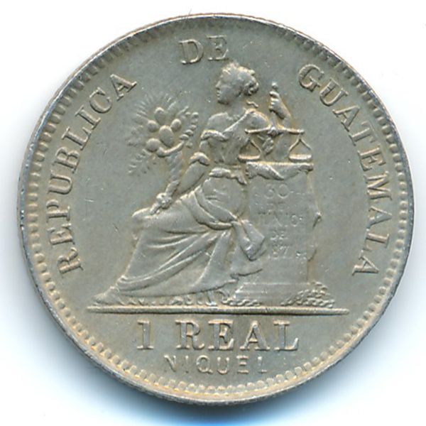 Гватемала, 1 реал (1912 г.)