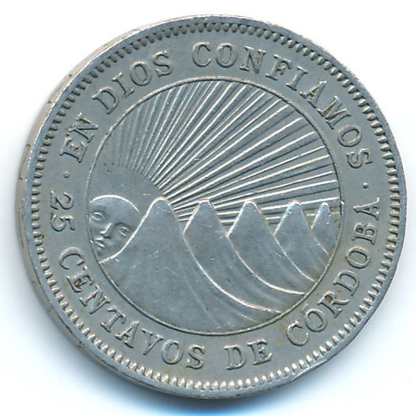 Никарагуа, 25 сентаво (1956 г.)