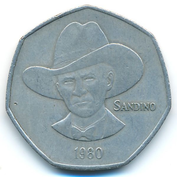 Никарагуа, 5 кордоба (1980 г.)